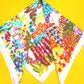 Bright Floral Cotton Bandana Scarf