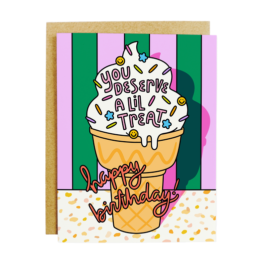 Birthday Treat Greeting Card