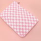 Travel Checker Makeup Cosmetic Pouch Bag