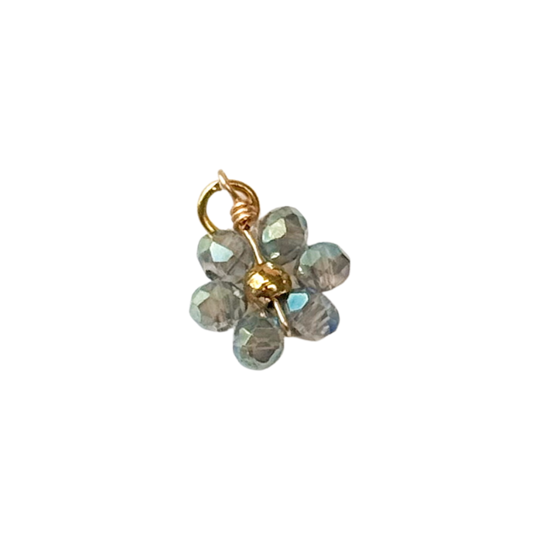 Beaded Daisy Charm (5 Colors)