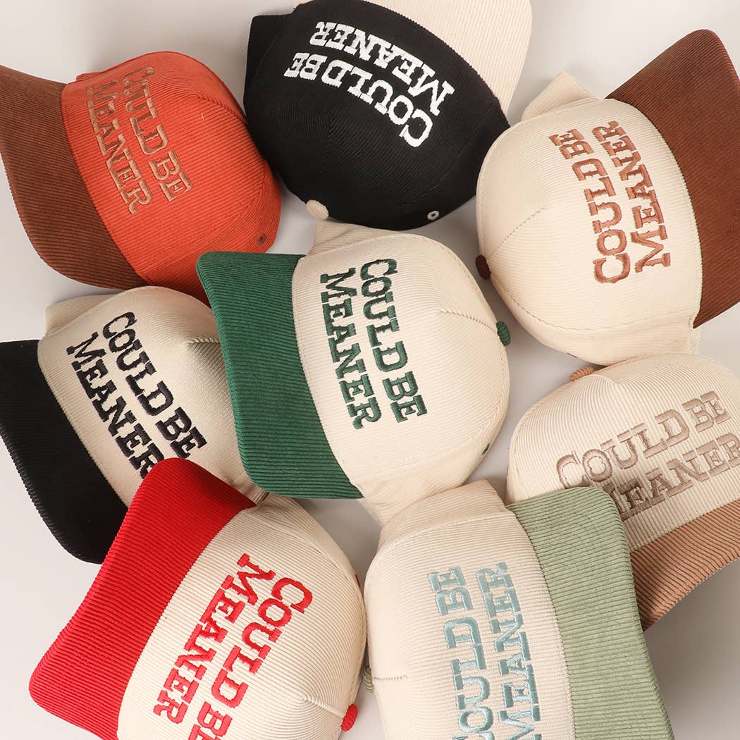 Could Be Meaner Embroidered Hat