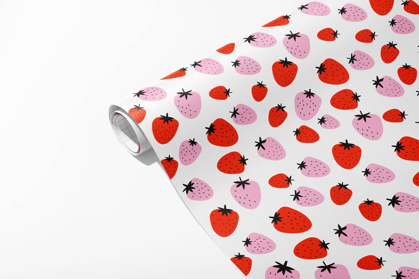 Strawberry Gift Wrap - 3 Sheets