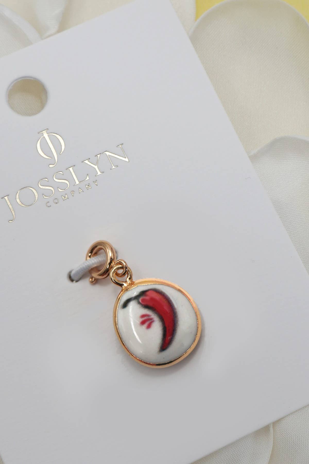 Painted Porcelain Charm