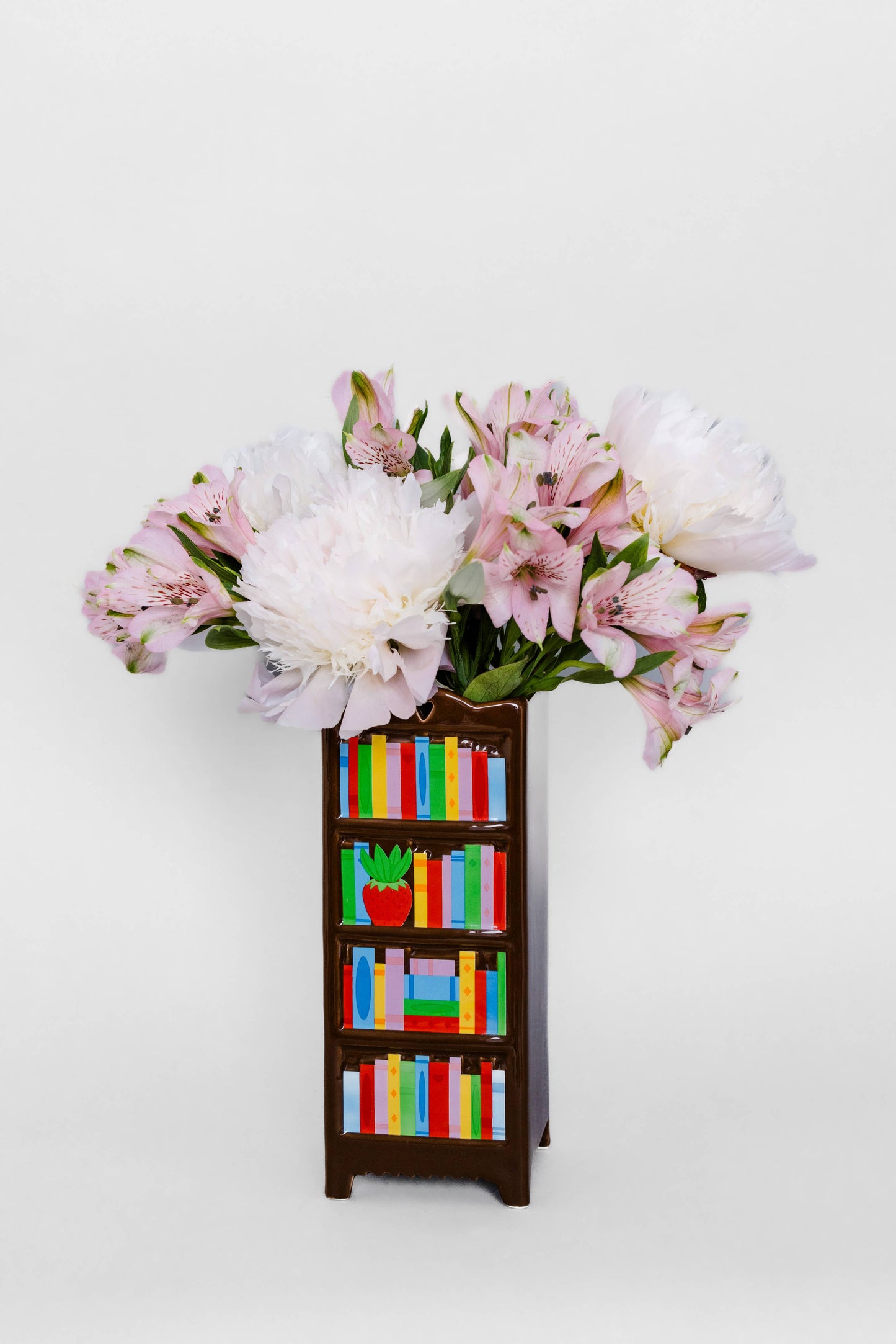 Bookshelf Ceramic Vase