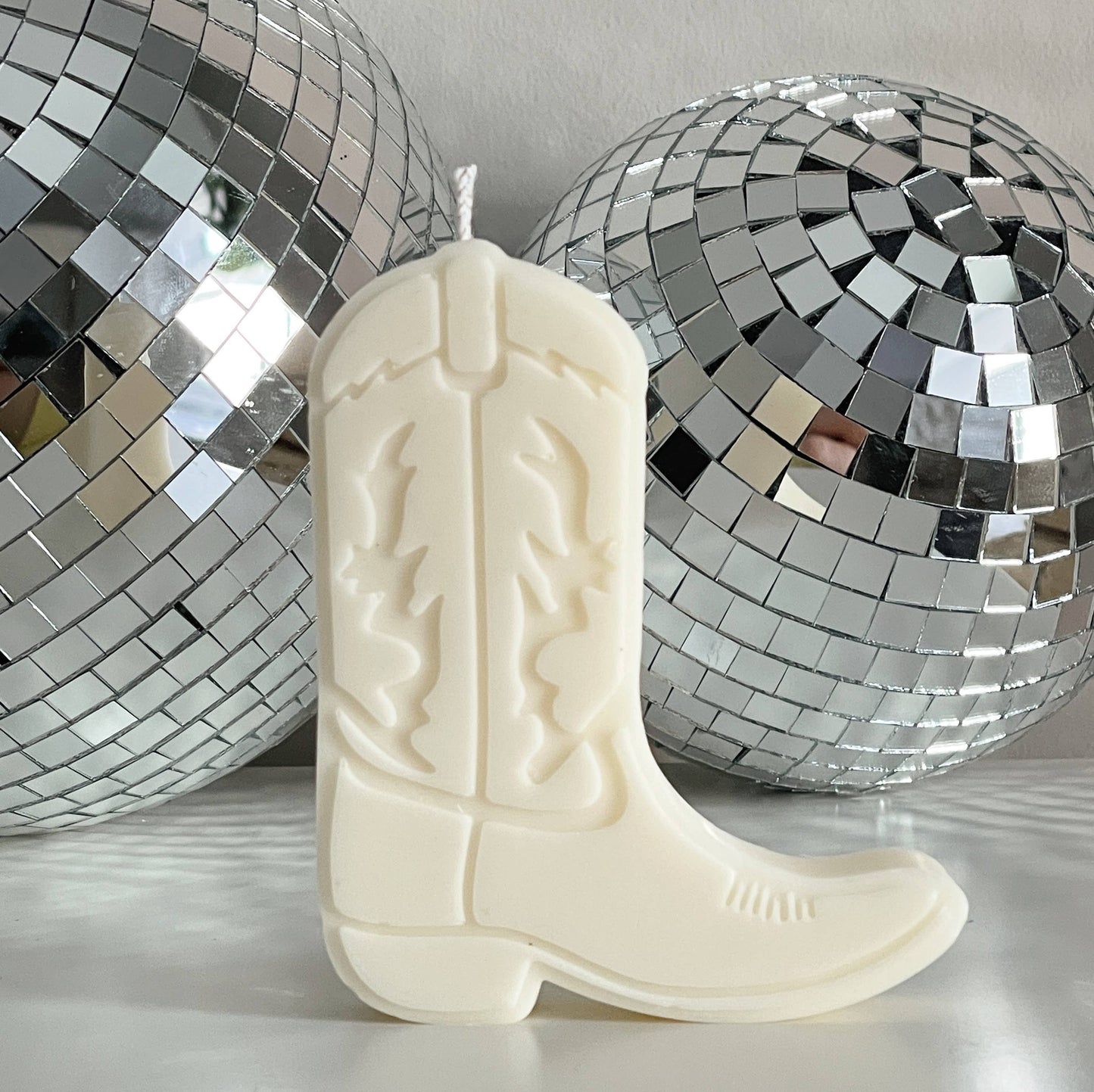 Cowboy Nashville Boot Shape Candle