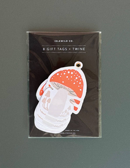 Mushroom Diecut Gift Tags