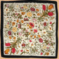 Botanical Print Silky Feel Bandana Scarf