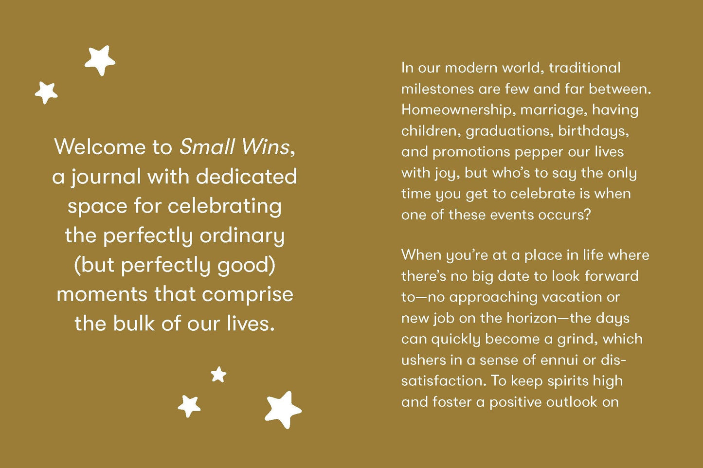 Small Wins Mini Journal