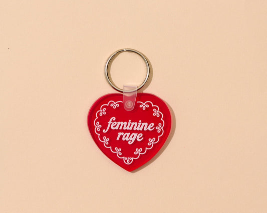 Feminine Rage Keychain
