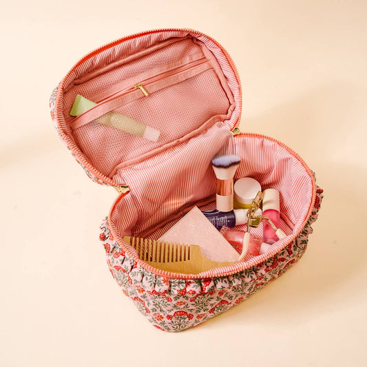 Dusty Rose Glam & Go Cosmetic Bag
