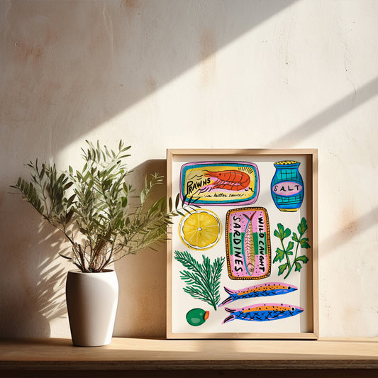 "Mediterranean Flavors" Art Print