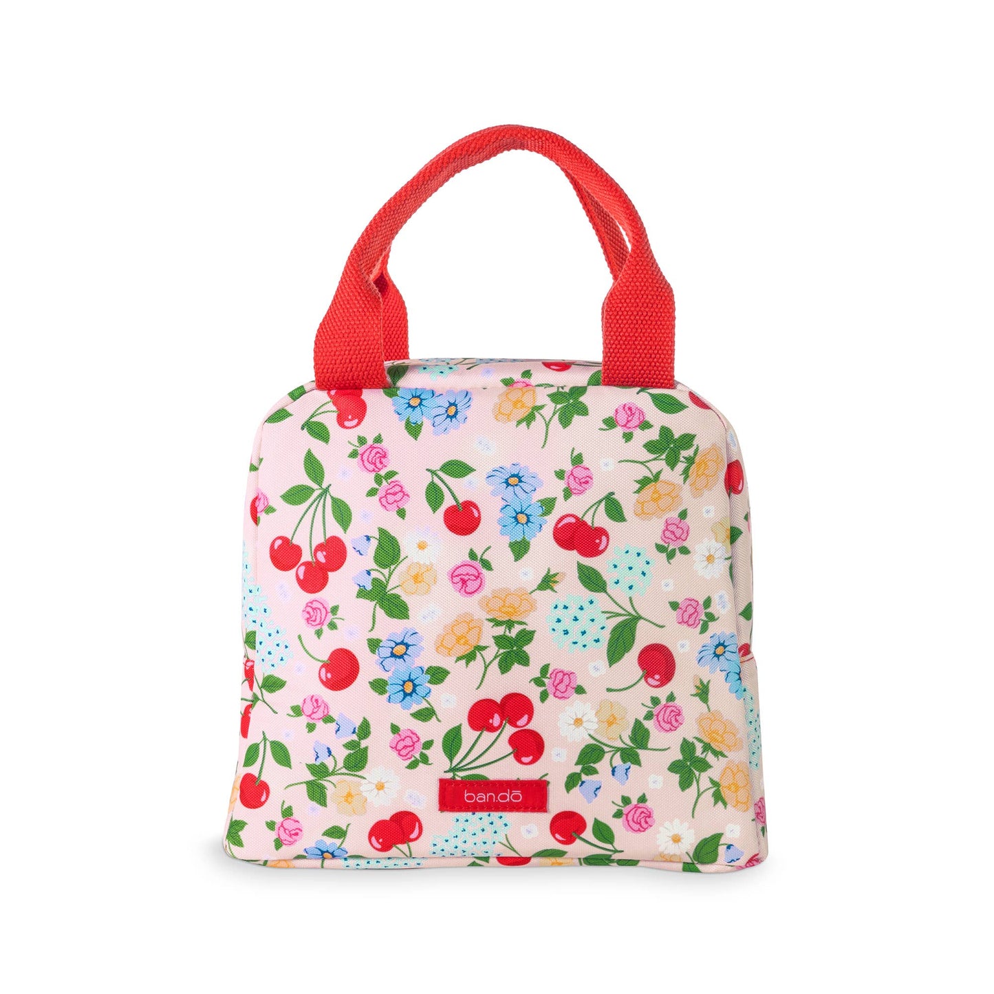 Flowers and Fruit Lunch Tote