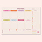 Color Theory Weekly Planner Pad