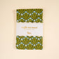 Forest Green Blooms Tea Towel