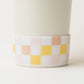 Peach Checker No-Slip Tumbler Boot