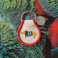 Sweater Dog Patch Keychain
