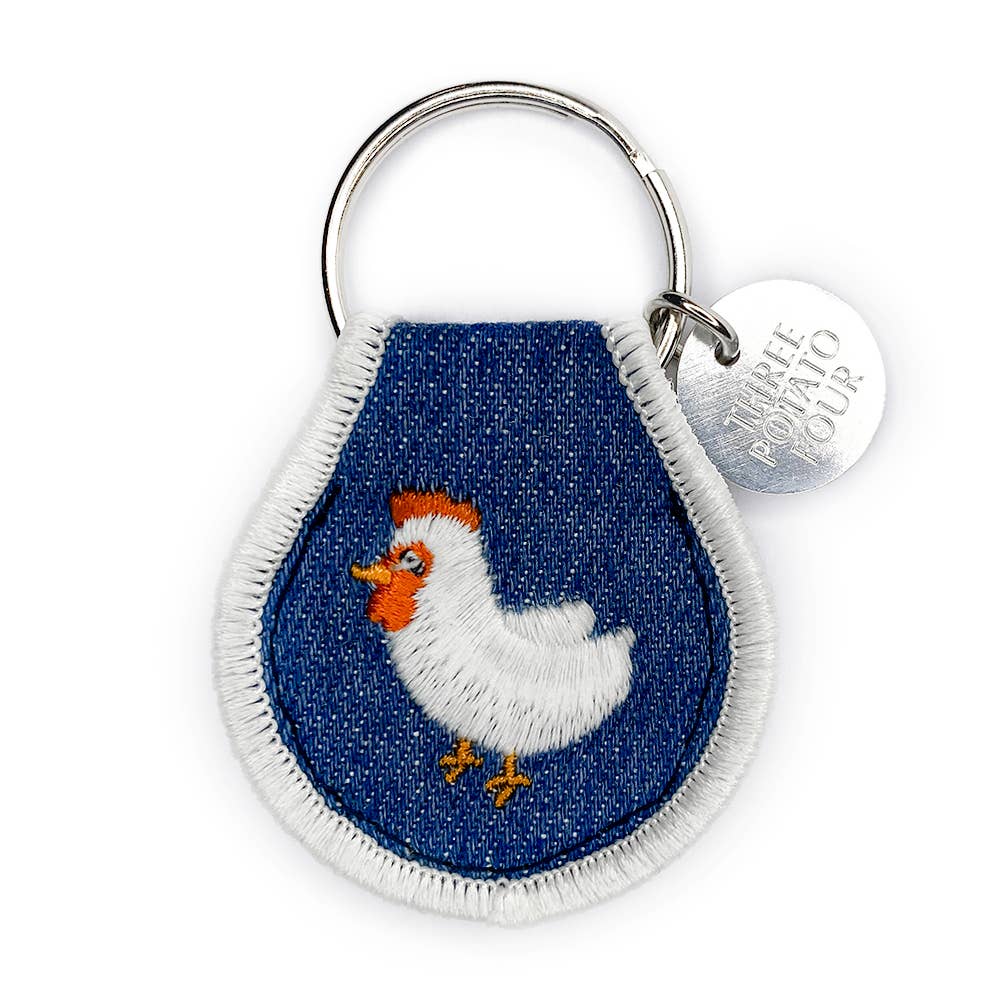 Chicken Patch Keychain