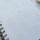 2026 Floral Checks Hardcover Planner