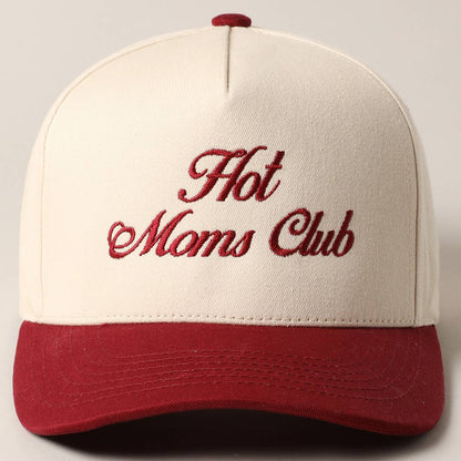 Hot Moms Club Embroidered Hat