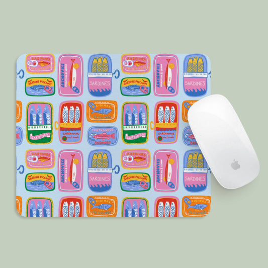 Colorful Sardine Tins Mousepad