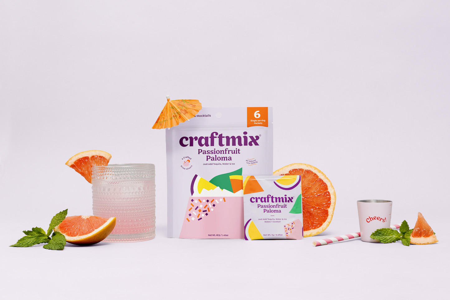 Passionfruit Paloma Cocktail Mixer 6-Pack