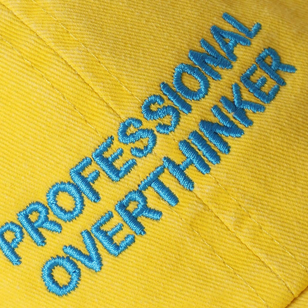 Professional Overthinker Embroidered Hat