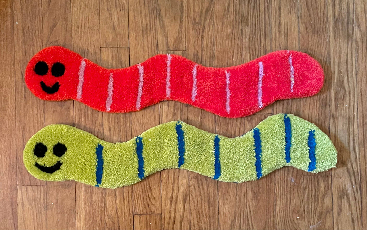 Worm Tufted Wall Hanging