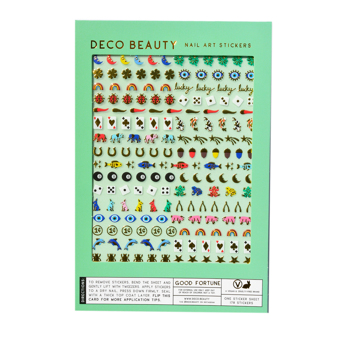 Nail Art Stickers - Good Fortune