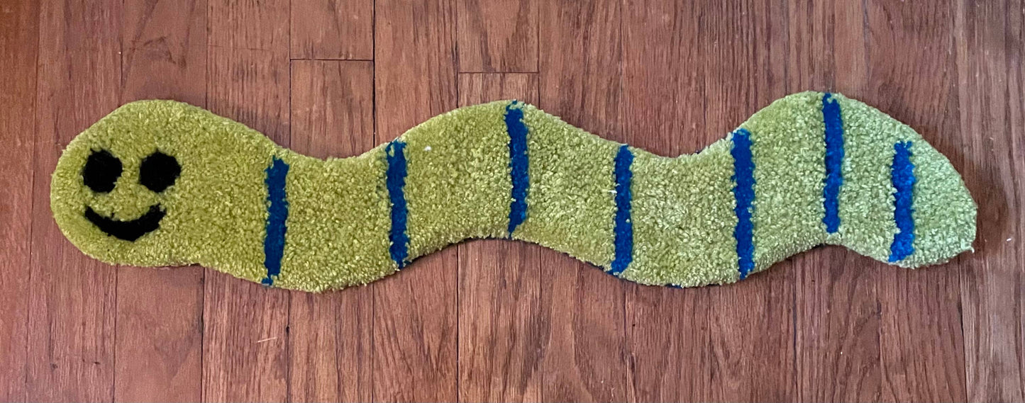 Worm Tufted Wall Hanging