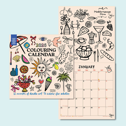 2026 Color In Calendar