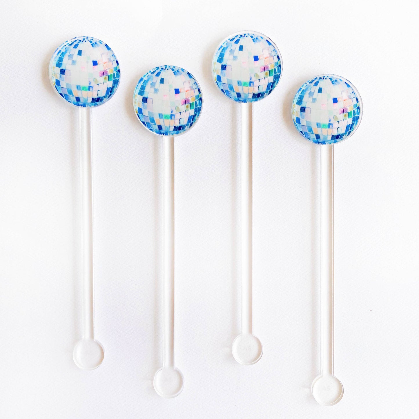 Disco Ball Acrylic Stir Sticks