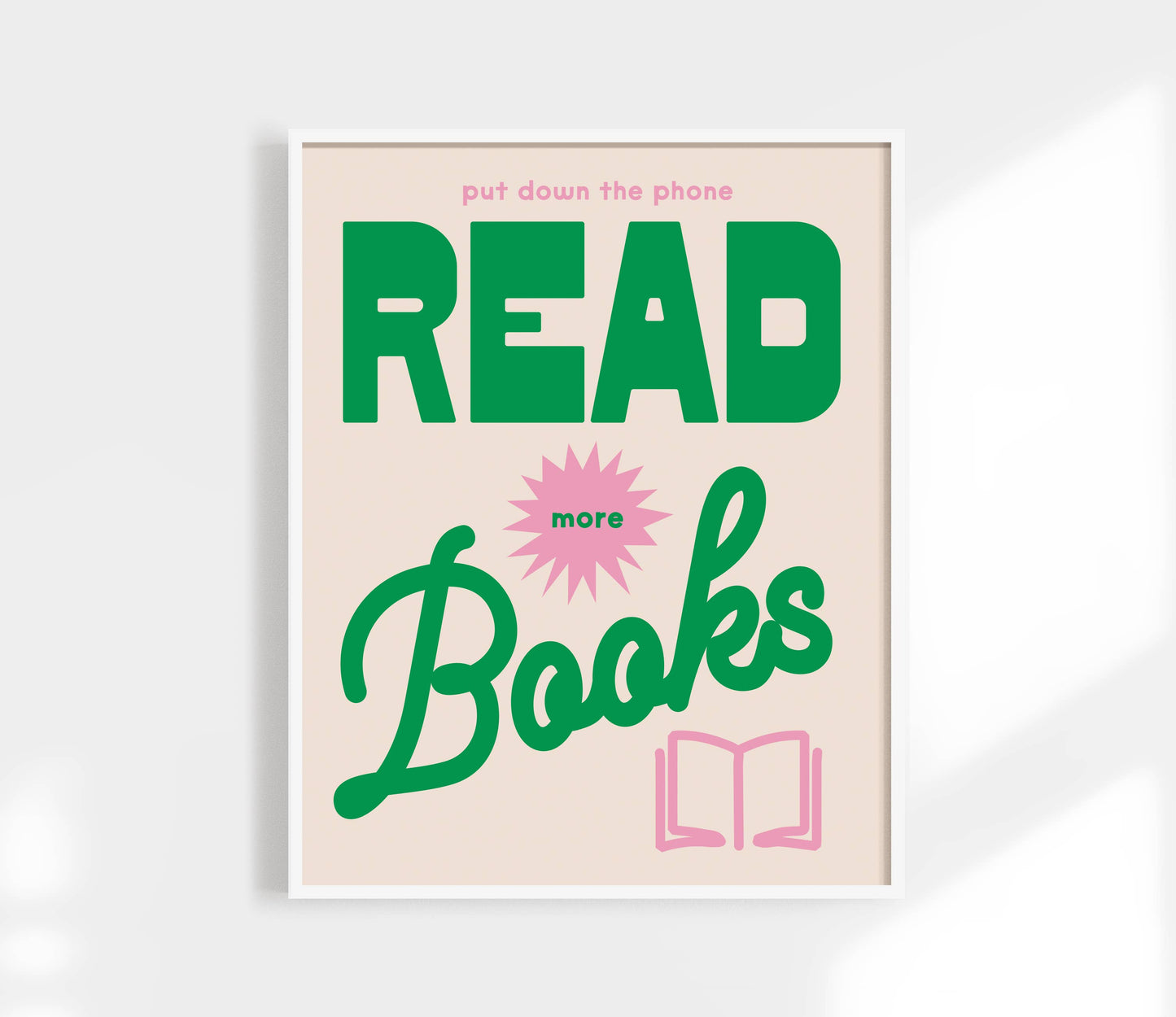 Read More Books Art Print