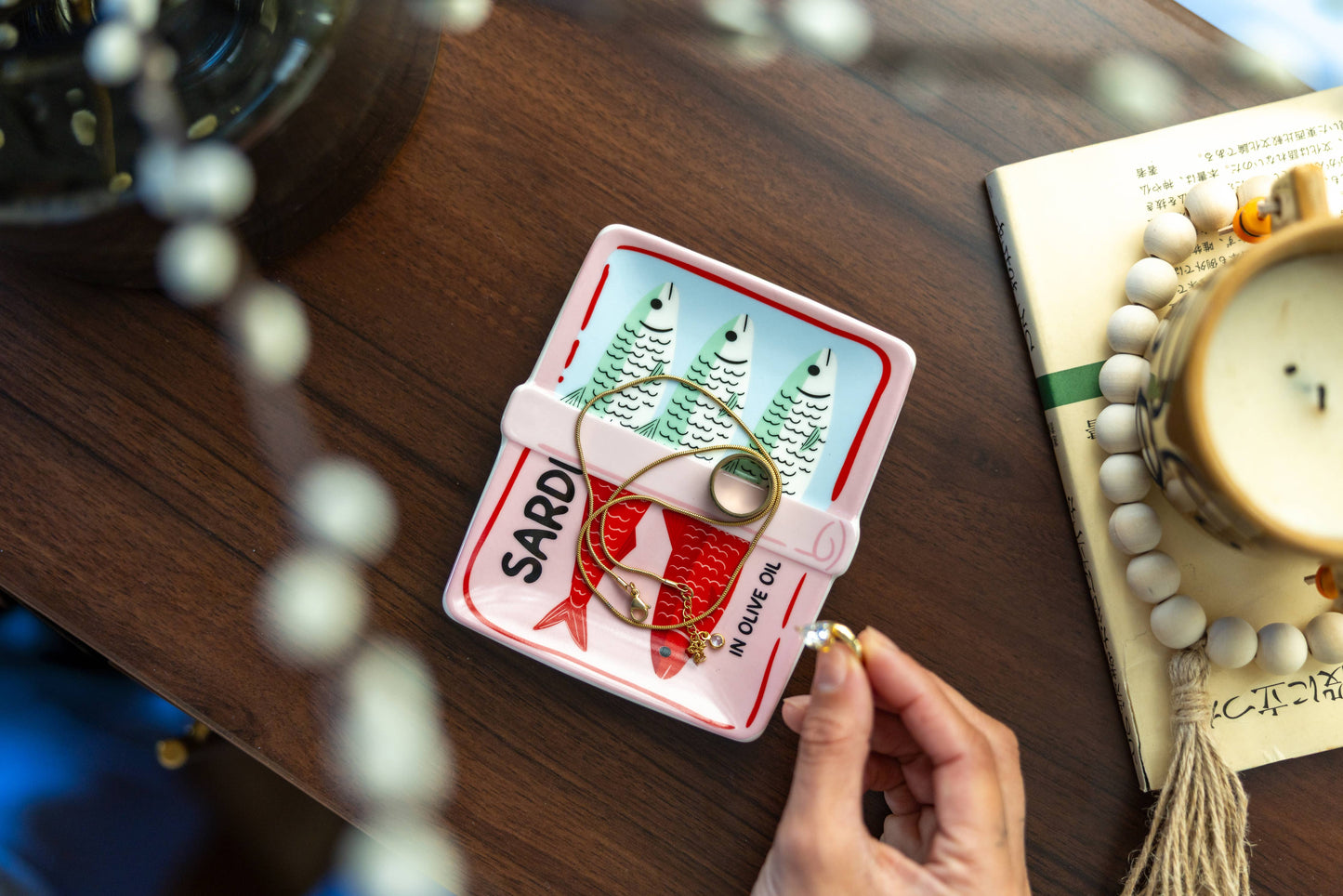 Sardine Tin Trinket Tray