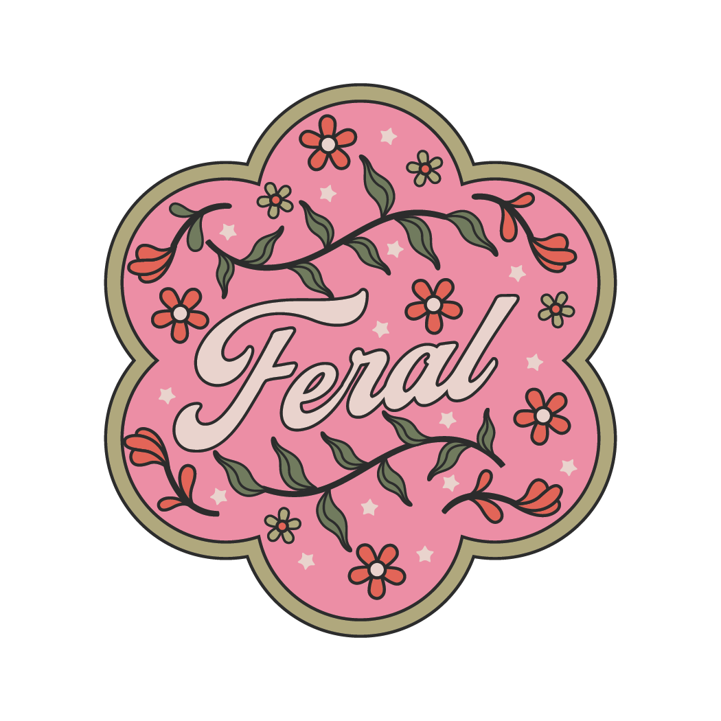 Feral Sticker