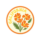 California Poppy Sticker