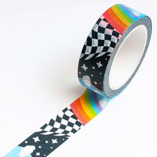 Psychedelia Print Washi Tape