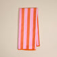Sicily Stripes Pink Tea Towel