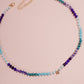 Mini Initial Multi Color Beaded Necklace