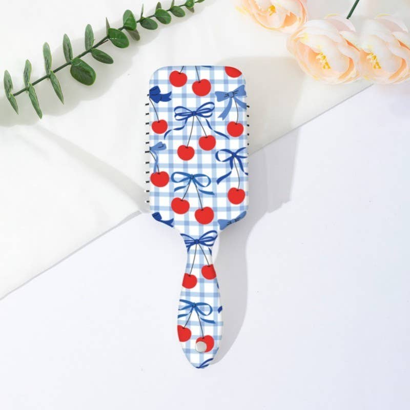 Summer Cherries Hair Brush