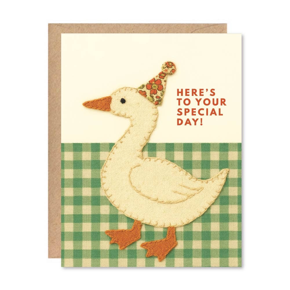 Special Day Duck Greeting Card