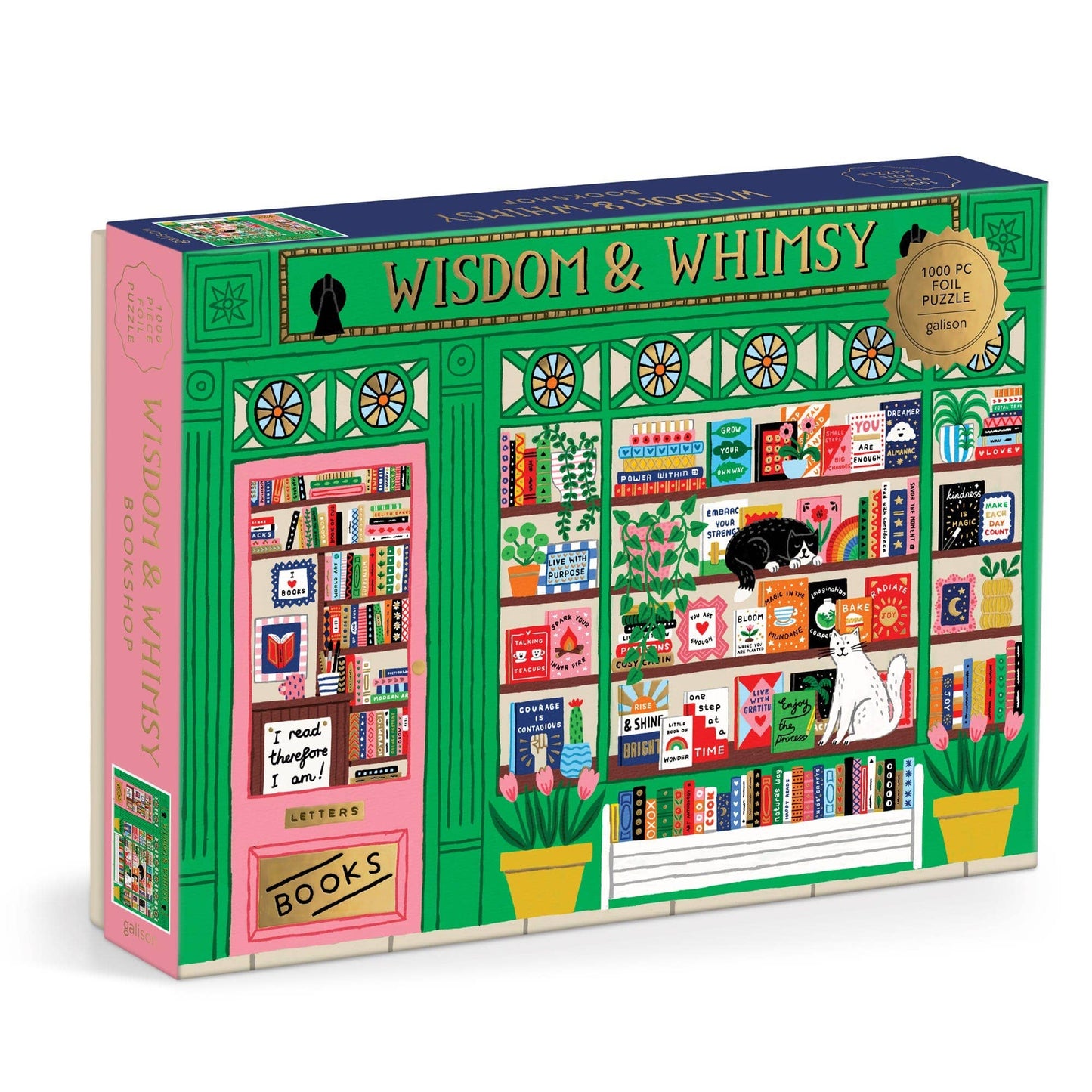 Wisdom & Whimsy Bookshop 1000 Piece Puzzle