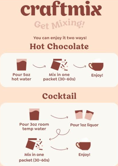 Cozy Hot Chocolate Mixer 6-Pack