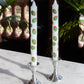 Olive - Set of 2 Taper Candles