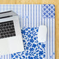 Coastal Patchwork Desk Pad - Small