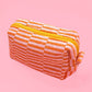 Checker Makeup Cosmetic Pouch Bag