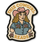 This Cowgirl Reads Sticker