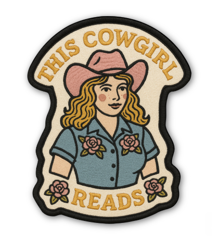This Cowgirl Reads Sticker