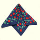 Cherry Silky Feel Bandana Scarf