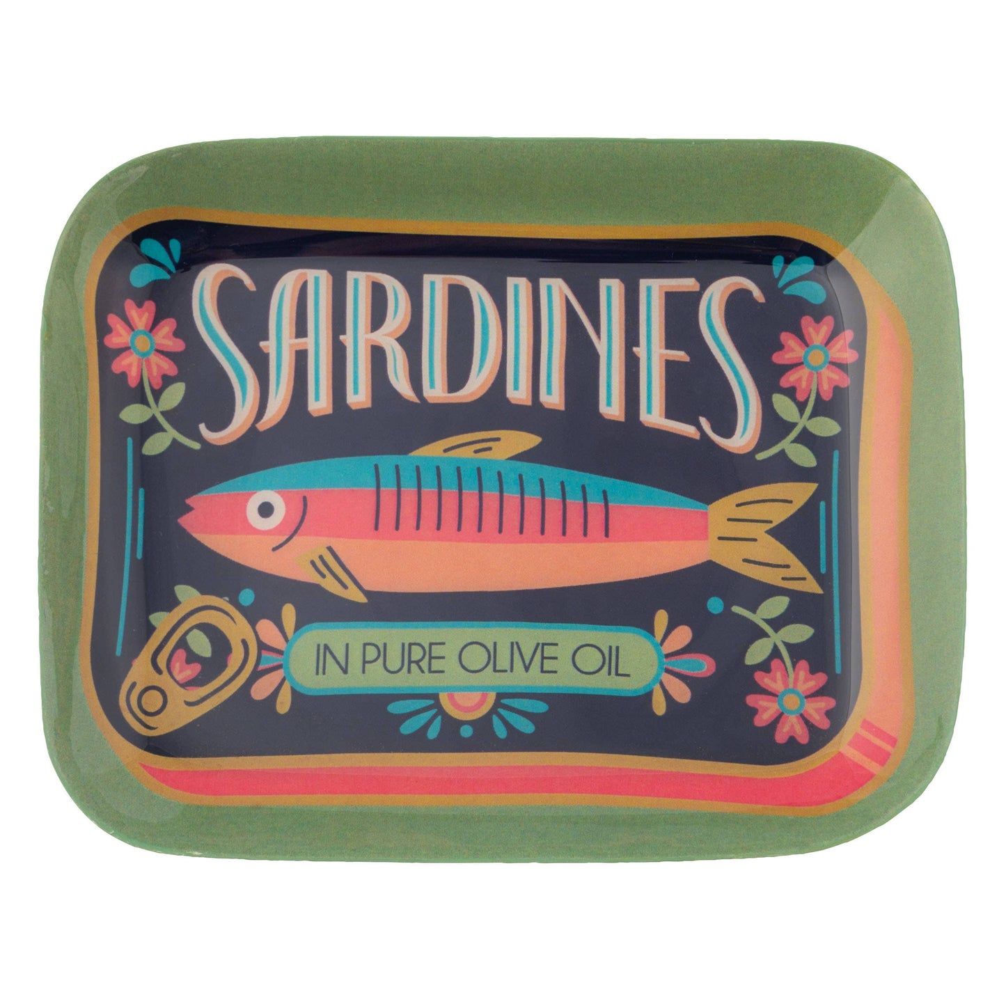 Sardines Rectangle Enamel Tray - Small