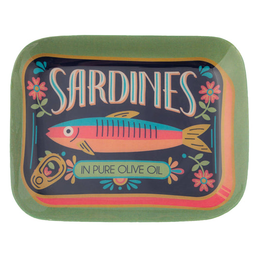 Sardines Rectangle Enamel Tray - Small